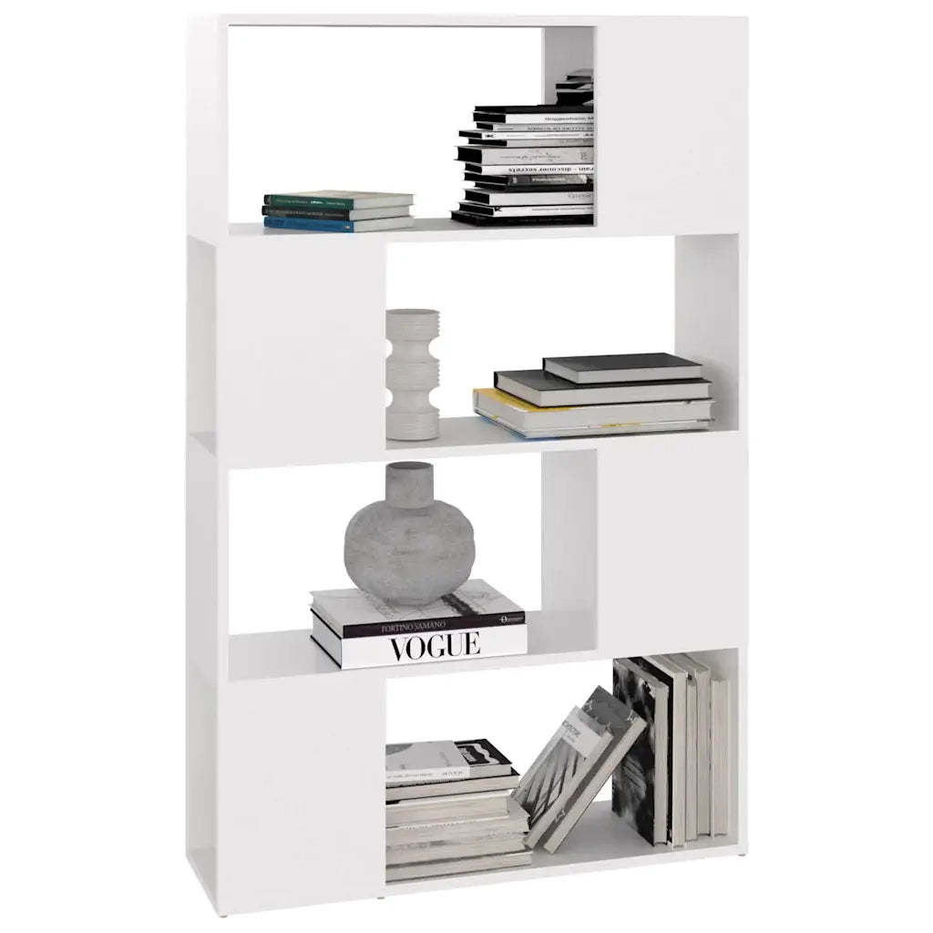 Libreria/Divisorio Bianco 80x24x124,5 cm in Truciolato 809134