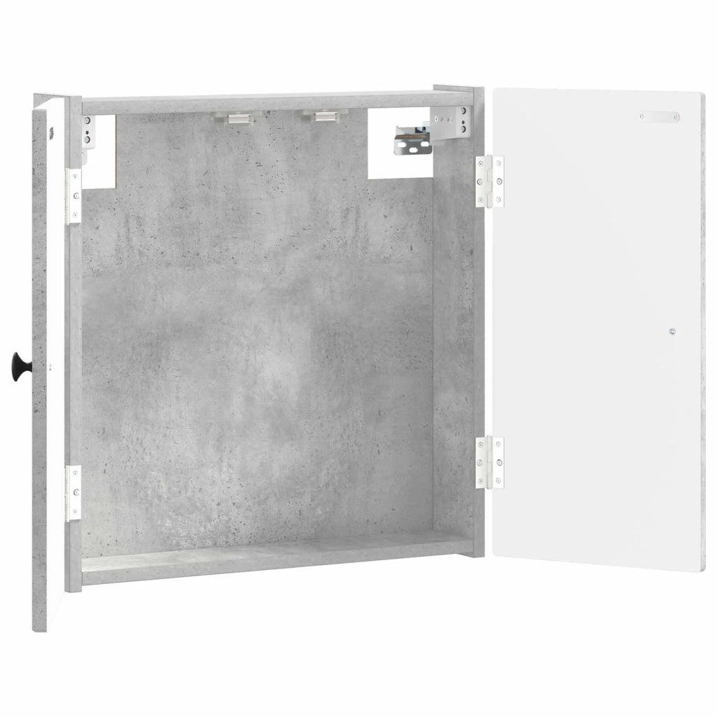 Armadio per Dartboard EDE Grigio Cemento 52,5 x 10,5 x 53,5 cm 896008