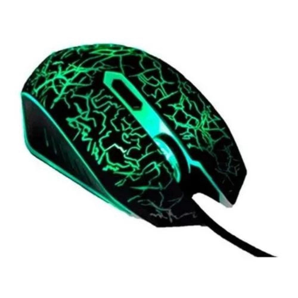 Trade Shop - Kit Gaming Per Pc Con Tastiera Cuffia Con Microfono Tappetino Mouse A Led 4in1 -