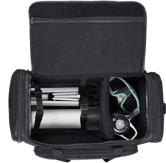 Telescopio con Tasca Opportuna 560 mm, Tasca Opportuna con Viti Fissi, Borsa con Molte Tasche e Schermo Rimovibile per Tubo Ottico e Stativo