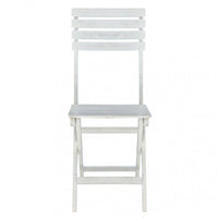 Sedia da Giardino Dalila 36x53x87 h cm in Legno Bianco