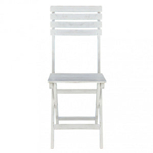 Sedia da Giardino Dalila 36x53x87 h cm in Legno Bianco