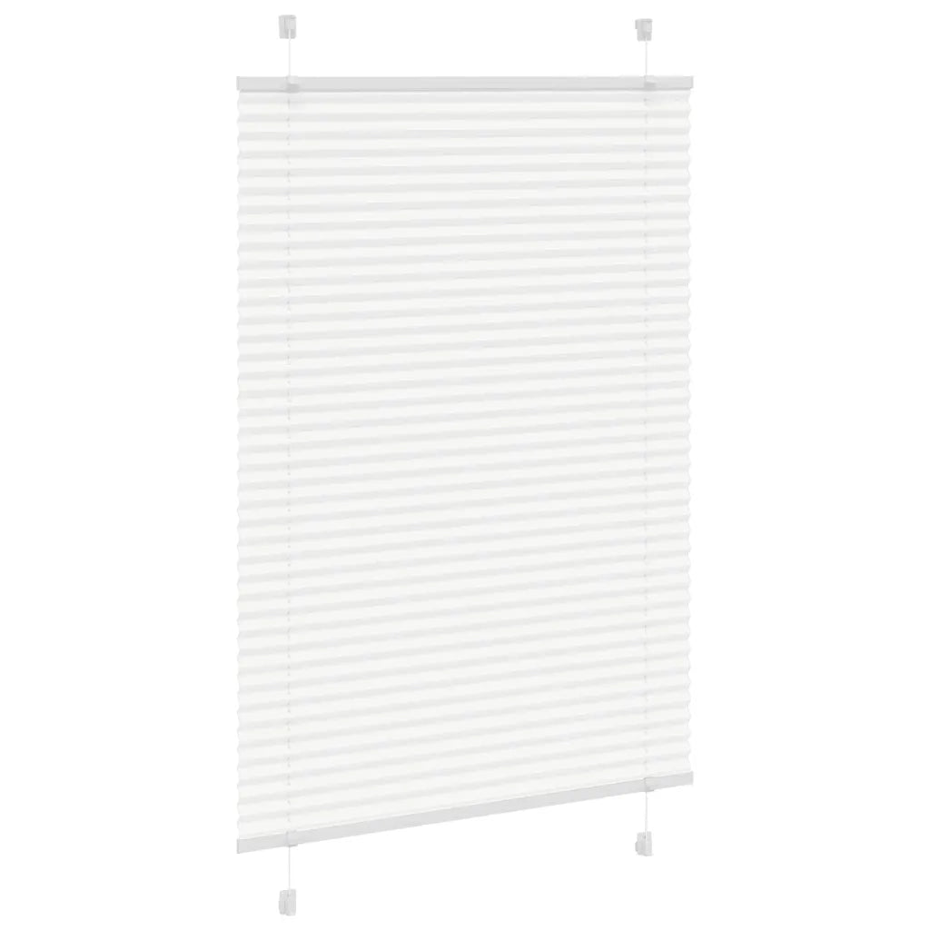 Tenda Plissettata Bianca 85x150 cm Larghezza Tessuto 84,4 cm