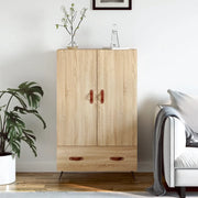 Credenza-Buffet-Armadio da cucina Rovere Sonoma 69,5x31x115 cm in Legno Multistrato 324574