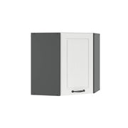 Vicco Mobile angolare da cucina Bianco casa di campagna 57 cm