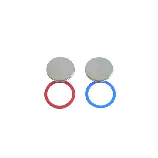 Coppia graffa in ottone per maniglia rubinetto