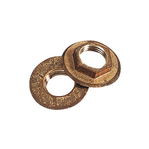 Controdado con rosetta in ottone nudo