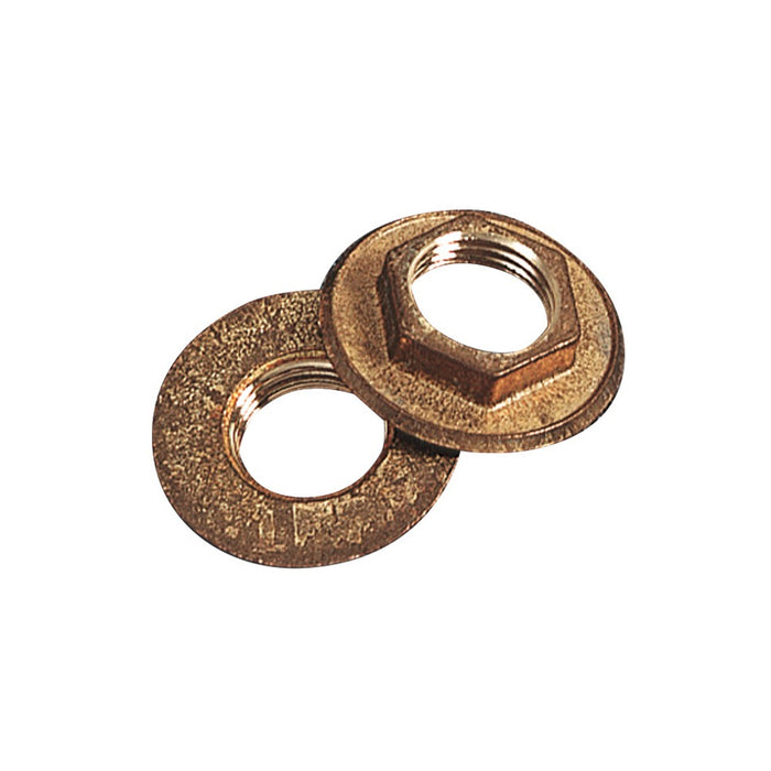 Controdado con rosetta in ottone nudo