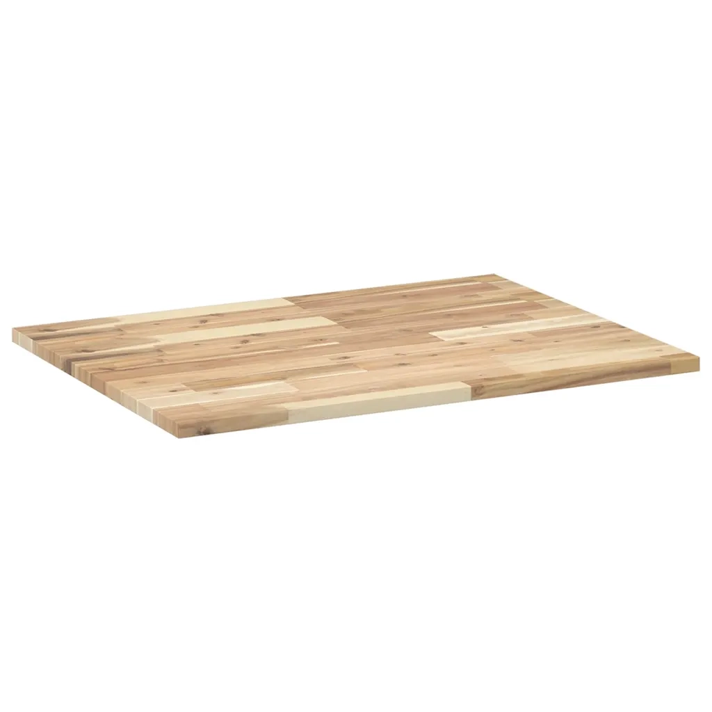 Piano Scrivania Non Trattato 100x60x2cm Legno Massello Acacia 3279726