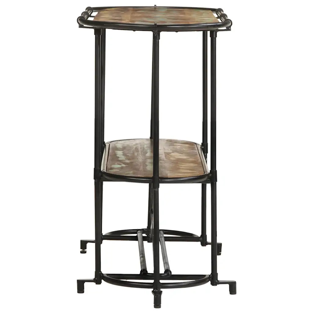vidaXL Tavolo Consolle 110x42x76 cm in Legno Massello di Recupero