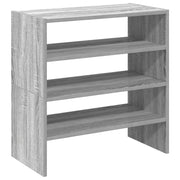 Scarpiere 2 pz | Mobile per scarpe Impilabili Grigio Sonoma 60x30x30,5 cm
