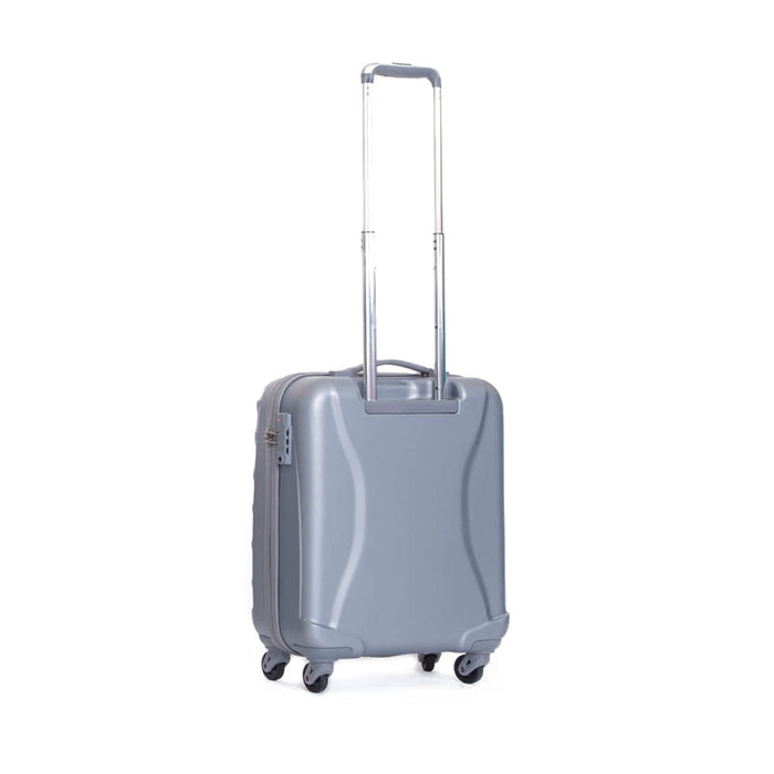 Trolley Valigia Rigido Bagaglio a Mano in ABS 4 TSA Ruote Ravizzoni Infinity Silver