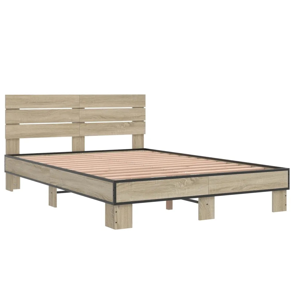 Giroletto Rovere Sonoma 120x200 cm in Legno Multistrato Metallo 3280153