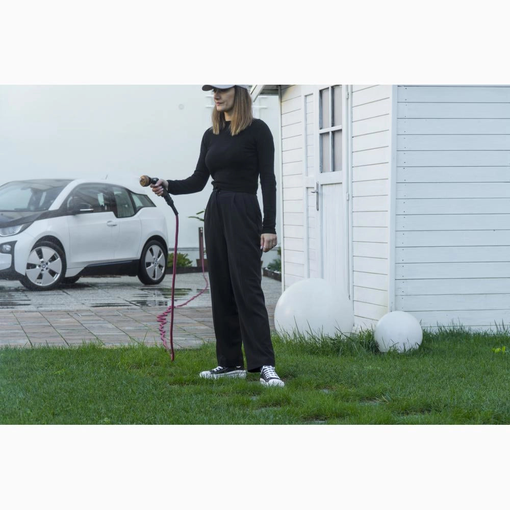 Tubo Estensibile irrigazione resistente leggero compatto 12,5 mestri Fucsia