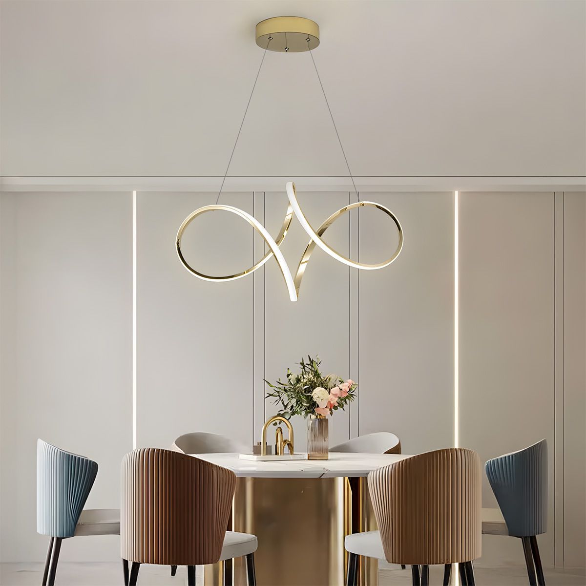 Lampada A Sospensione Led G081-1cp Gold