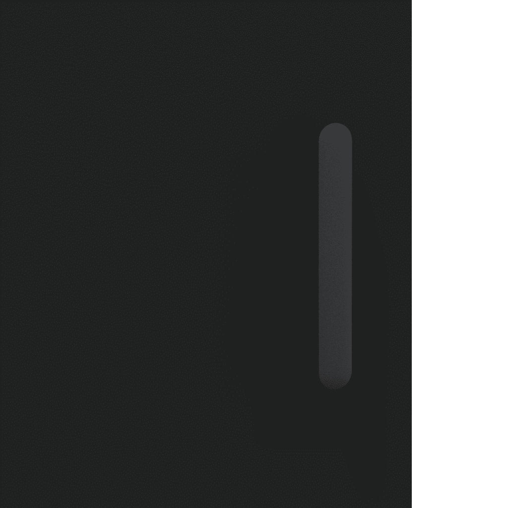 Credenza Nero 34,5x34x90 cm in Legno Multistrato 828805