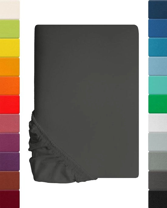 Jersey hoeslaken, serie Maya, 100% cotone, alta qualità dell'aspetto, elastico e certificato Oeko Tex 100