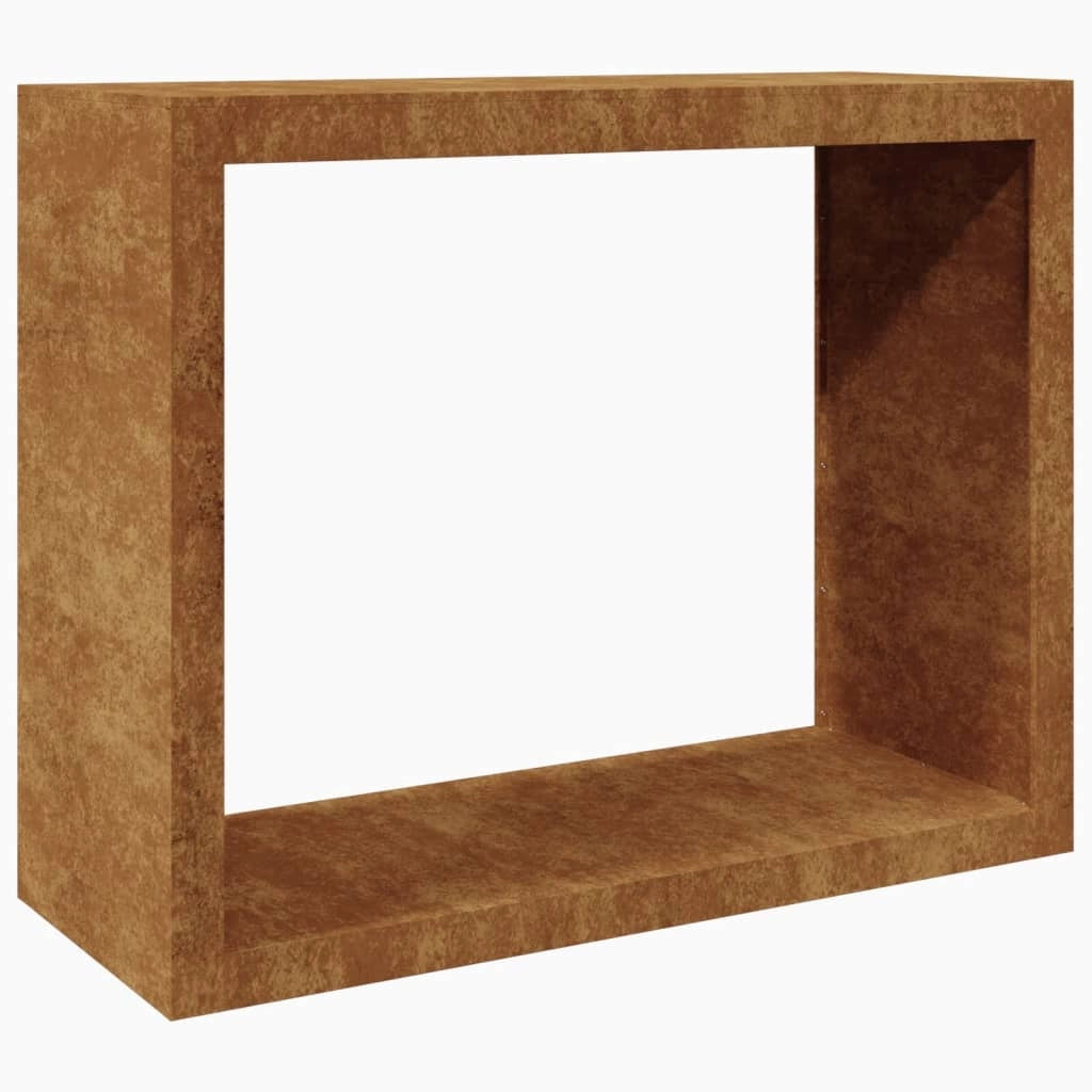 Portalegna 100 x 40 x 80 cm Acciaio Corten Marrone 02_0043702