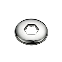 Rosetta esagonale in ottone cromato