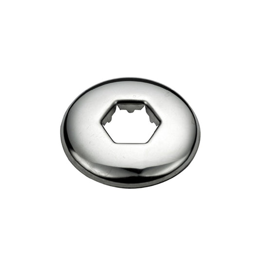 Rosetta esagonale in ottone cromato