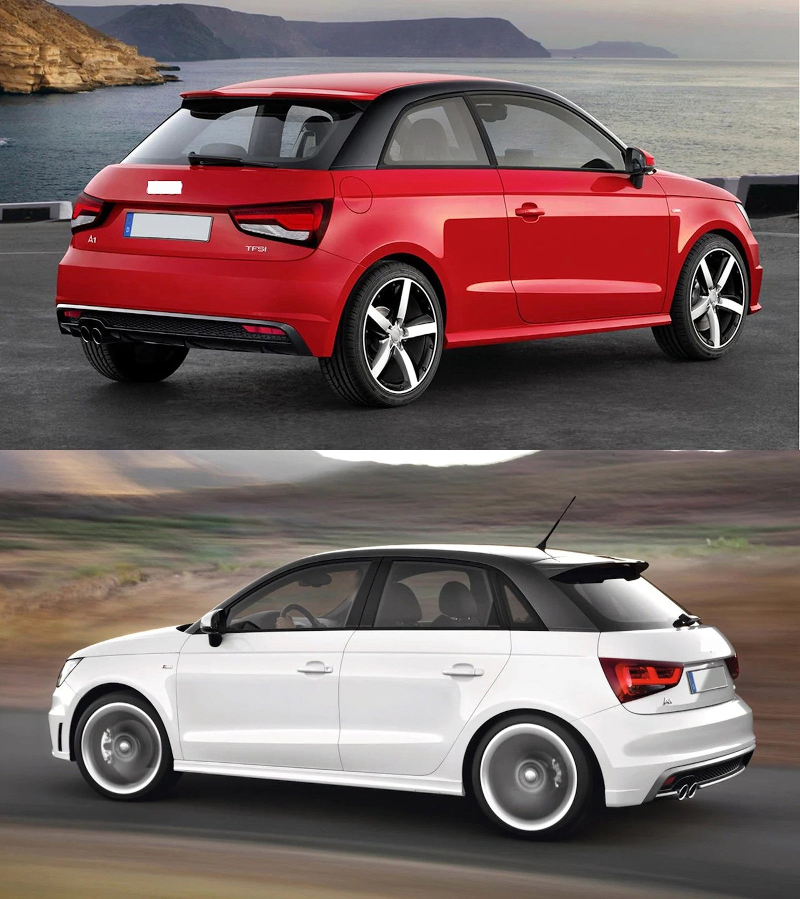 SPRINT00200 , Audi A1 (8X) Berlina e Sportback dal 2010-11.2018 , (4 Fix AV2)