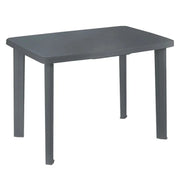 Tavolo Faretto antracite in resina cm 101x68x72h