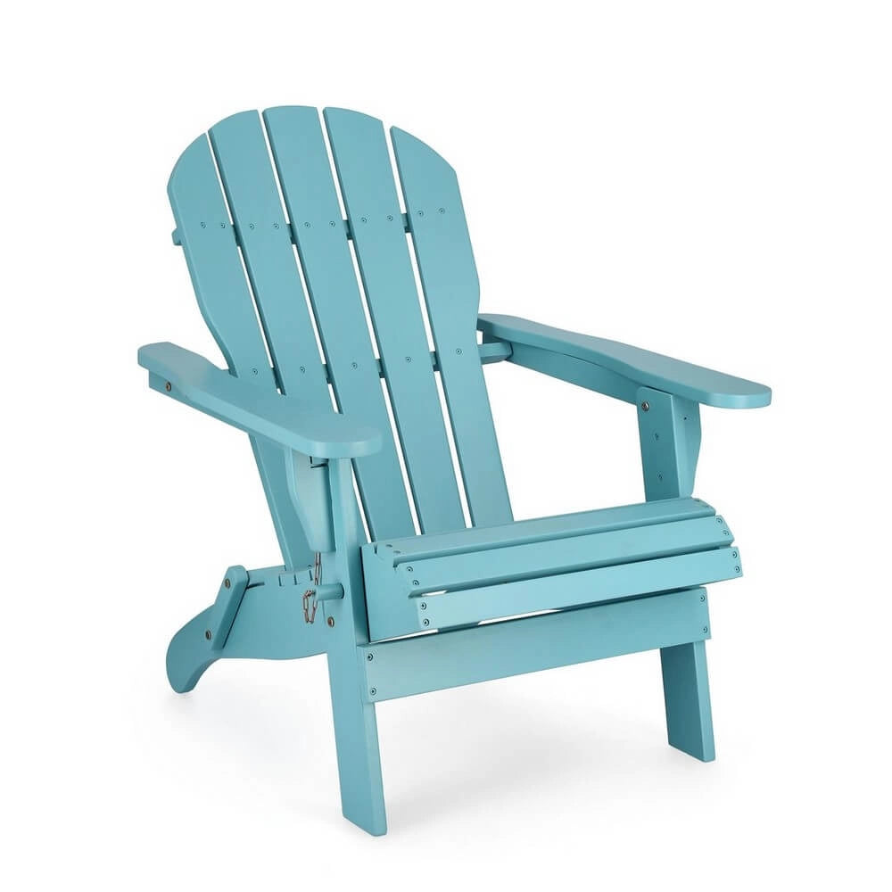 Poltrona da Giardino Pieghevole in Legno di Acacia Stile Adirondack - HISTORIC