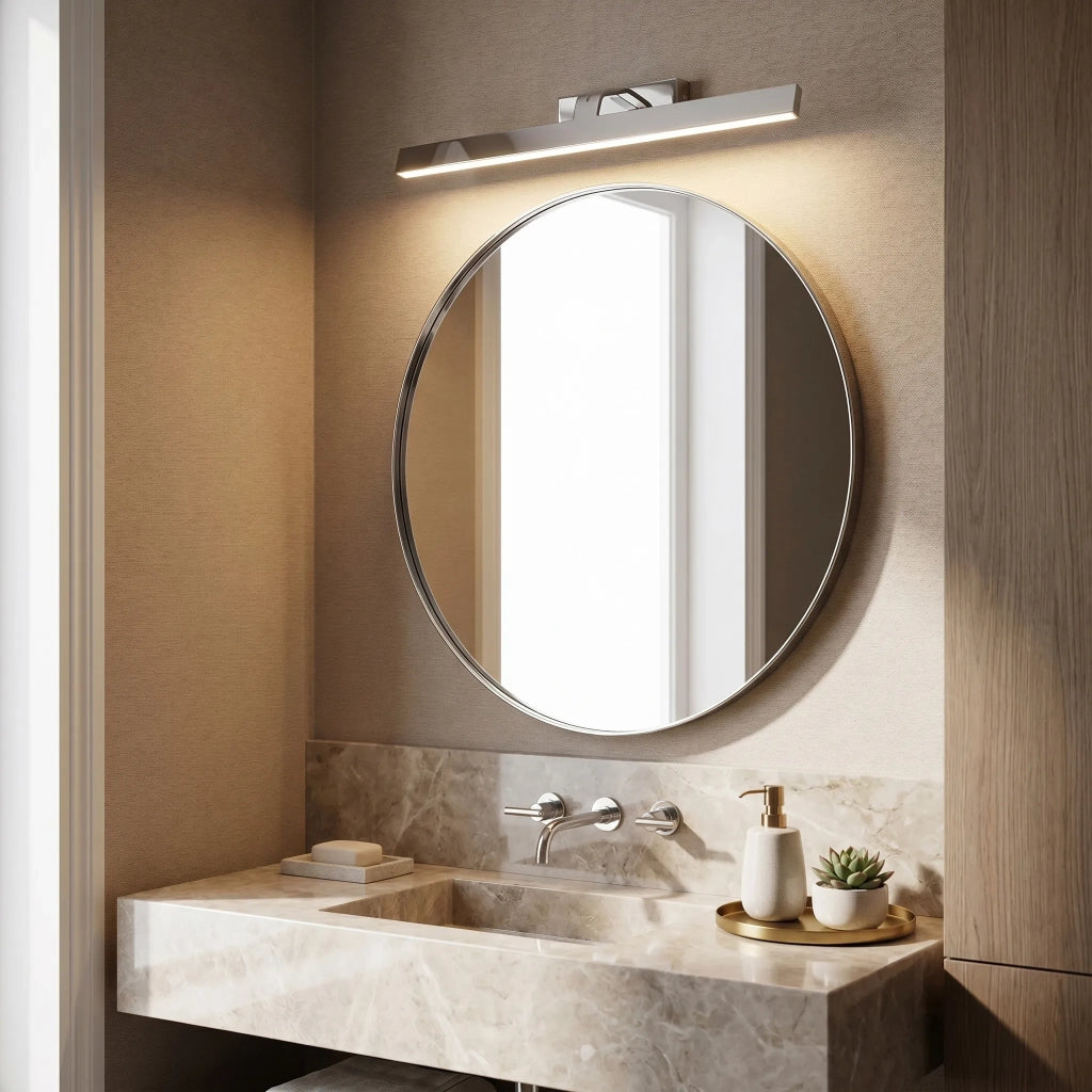 Applique Da Bagno Led Swe002-1w 58cm Chrome