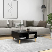Tavolino da Salotto Nero 60x60x30 cm in Truciolato