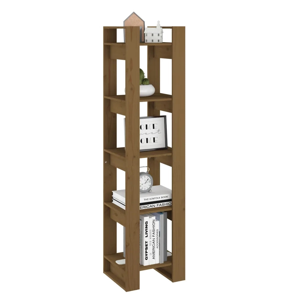 Libreria/Divisorio Ambrato 41x35x160 cm in Massello di Pino 813872