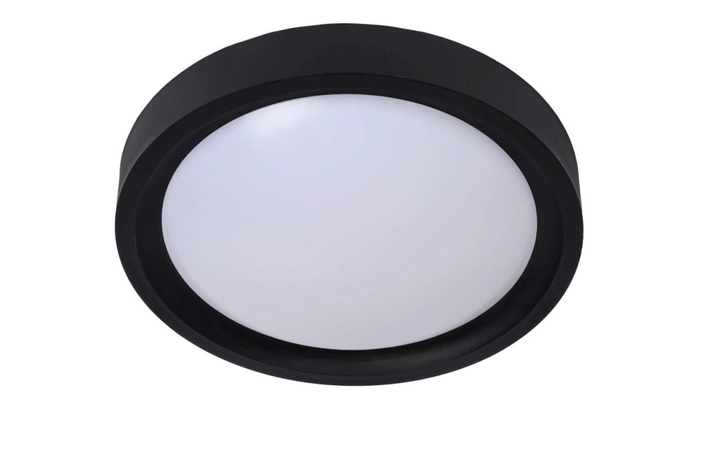 Plafoniera Lucide Lex Ø36cm 2xE27 40W IP20 bianco/nera