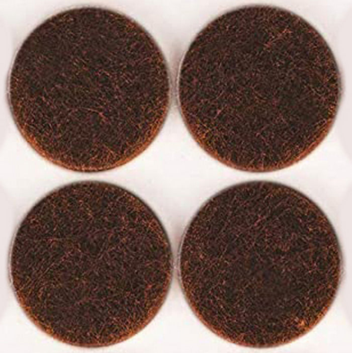 confezione feltrini per sedie marrone d. 20 mm* cod:ferx.17978