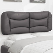 Cuscino Testiera Hvar Grigio 120 cm in Similpelle 374571