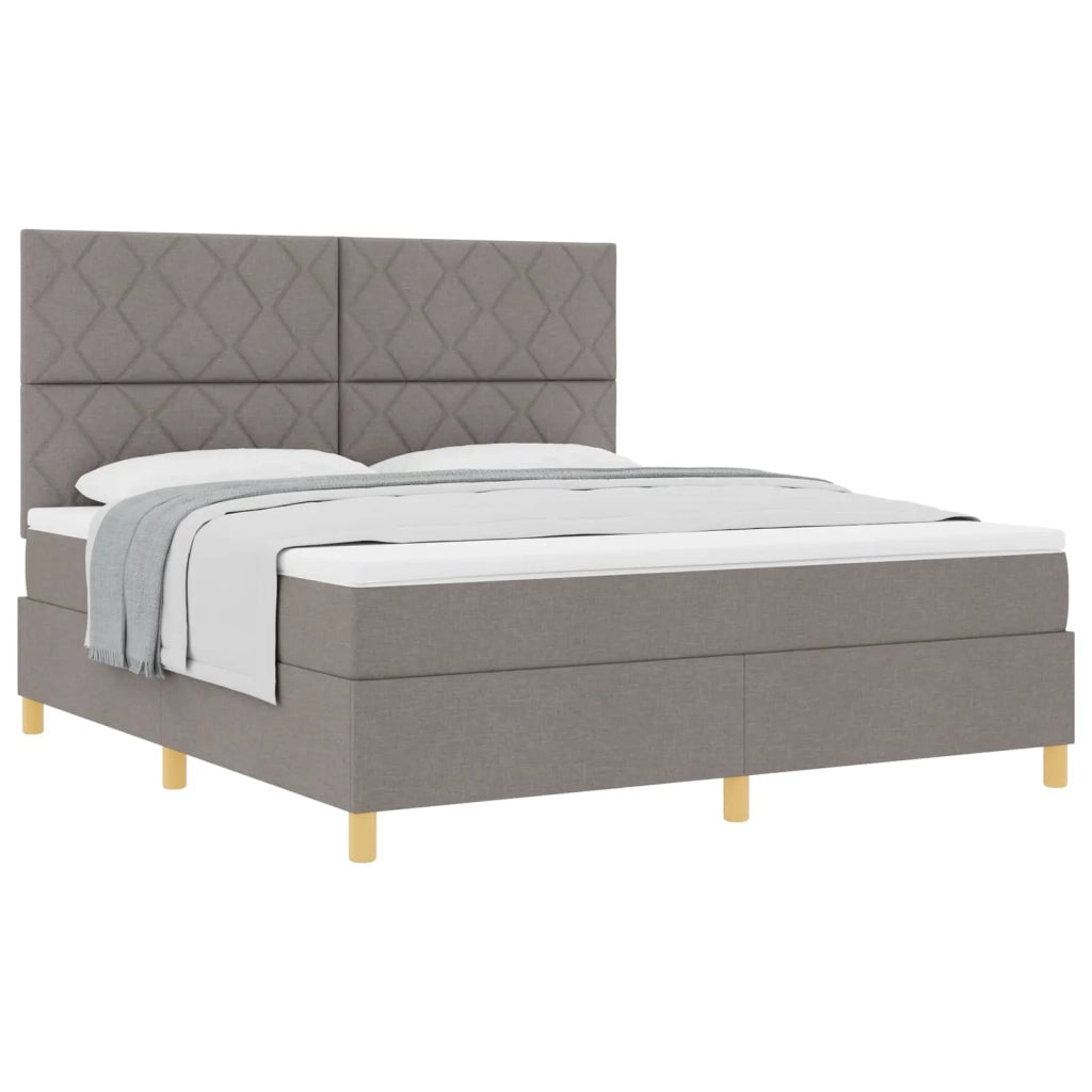 Letto a molle con testiera Talpa 180 x 200 cm Tessuto 3339718