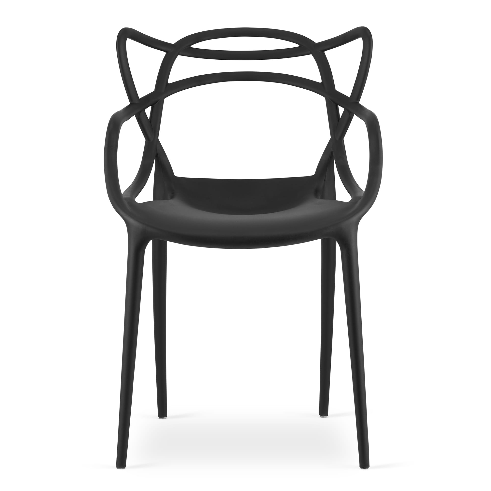 Sedia VALORA KATO - Design ergonomico moderno, nero x 4