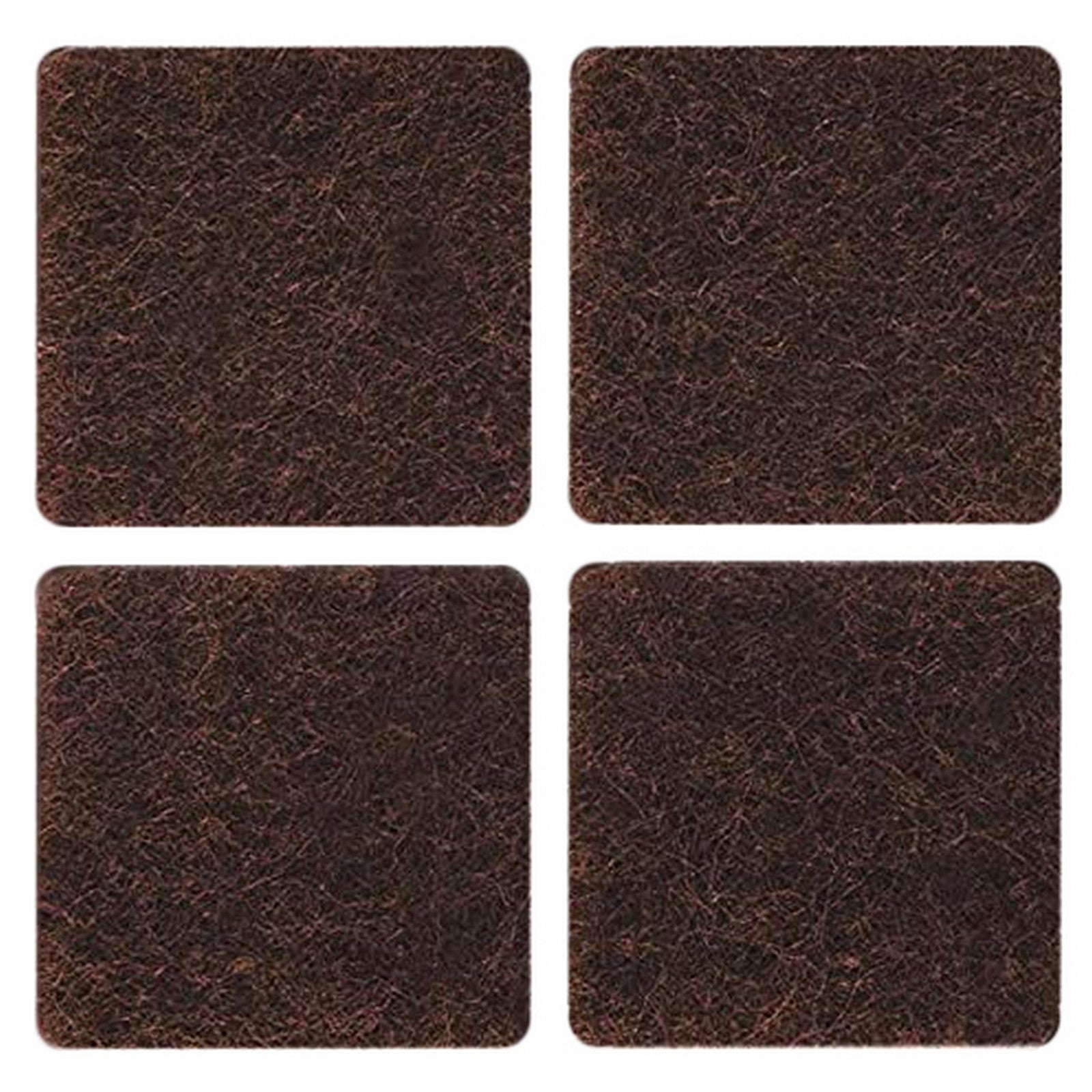 confezione feltrini per sedie marrone 30x30 mm cod:ferx.17987
