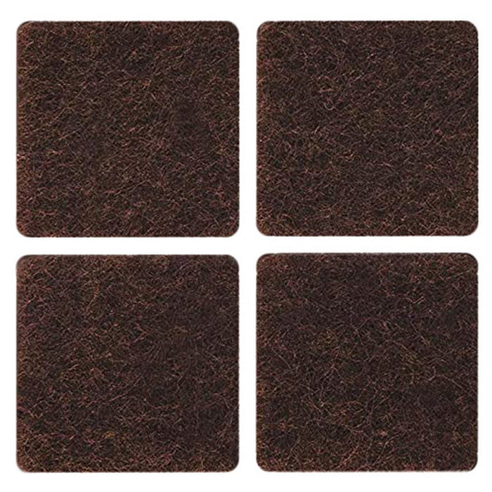 confezione feltrini per sedie marrone 30x30 mm cod:ferx.17987
