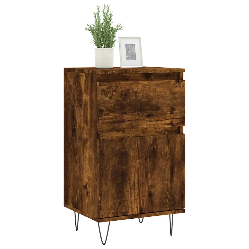 Credenza-Buffet-Armadio da cucina Rovere Fumo 40x35x70 cm in Legno Multistrato 635703