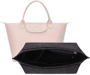 Organizzatore di borsa D.DUO, organizzatore di borsa con più tasche per borsa (grigio scuro, medio)