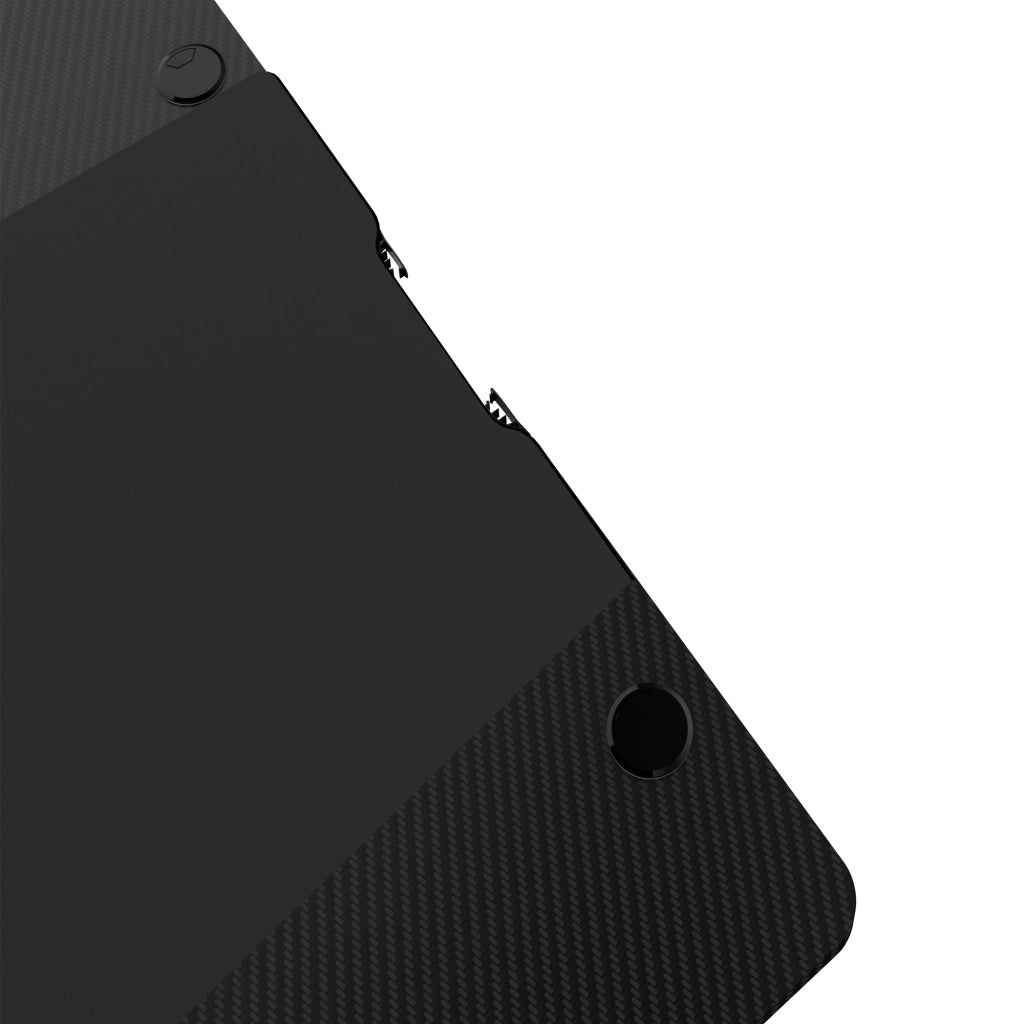 Scrivania 'Stryn' Regolabile in Altezza con Sollevamento Elettrico 120 x 60 Nero Carbone - pro.tec