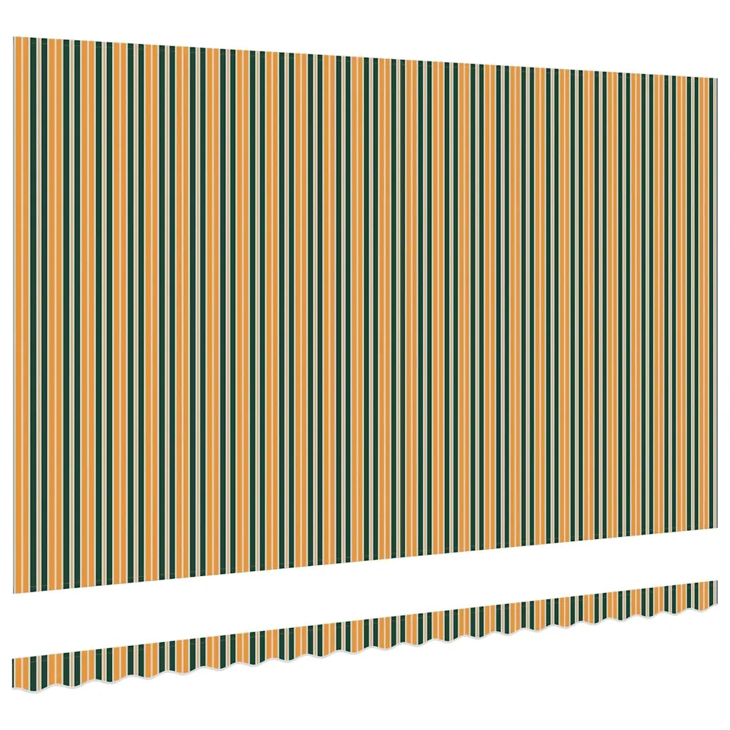 Telo di ricambio per tenda da sole Verde e giallo 480 x 345 cm 42000649