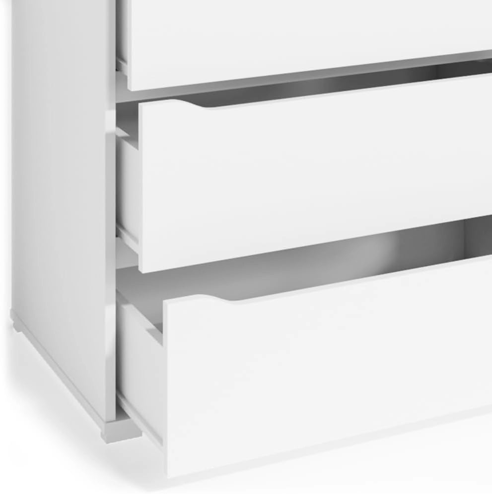 Credenza Ruben, Bianco, 80 x 78 cm
