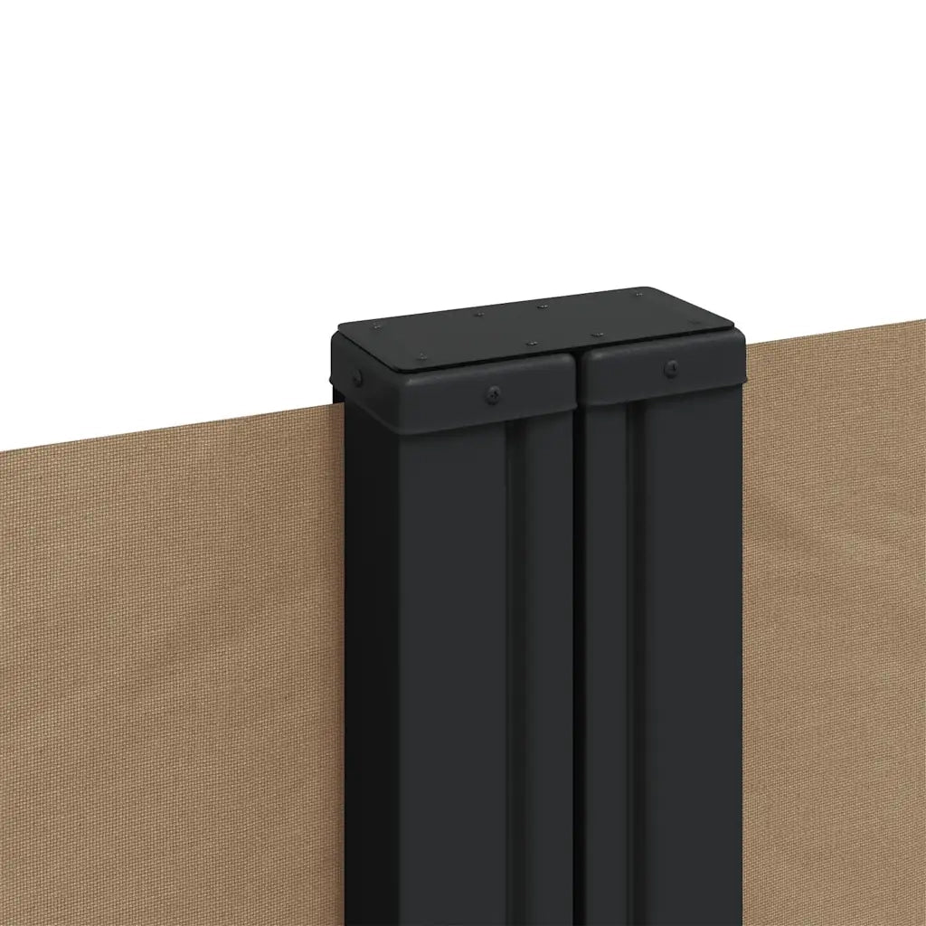 Tenda da Sole Laterale Retrattile Tortora 120x1000 cm 4004709