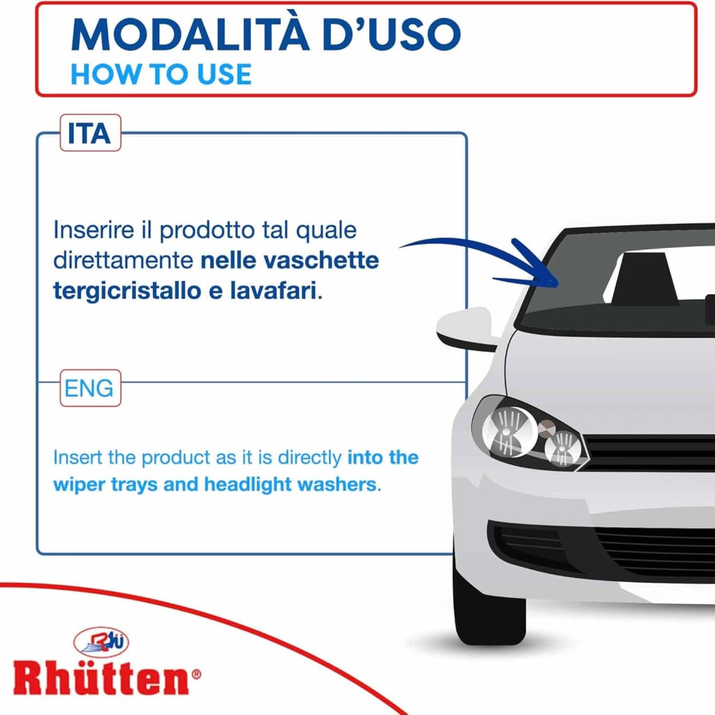 Rhutten Lavavetri Estivo Mojito 5 L Tergicristalli