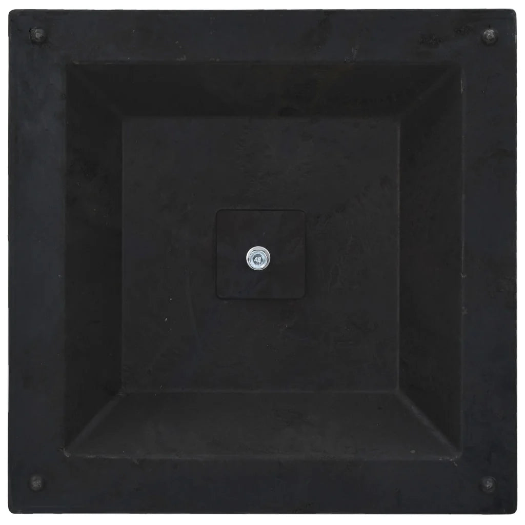 Base quadrata per ombrellone in resina diametro 38 e 48 mm 12 kg bronzo 2202087