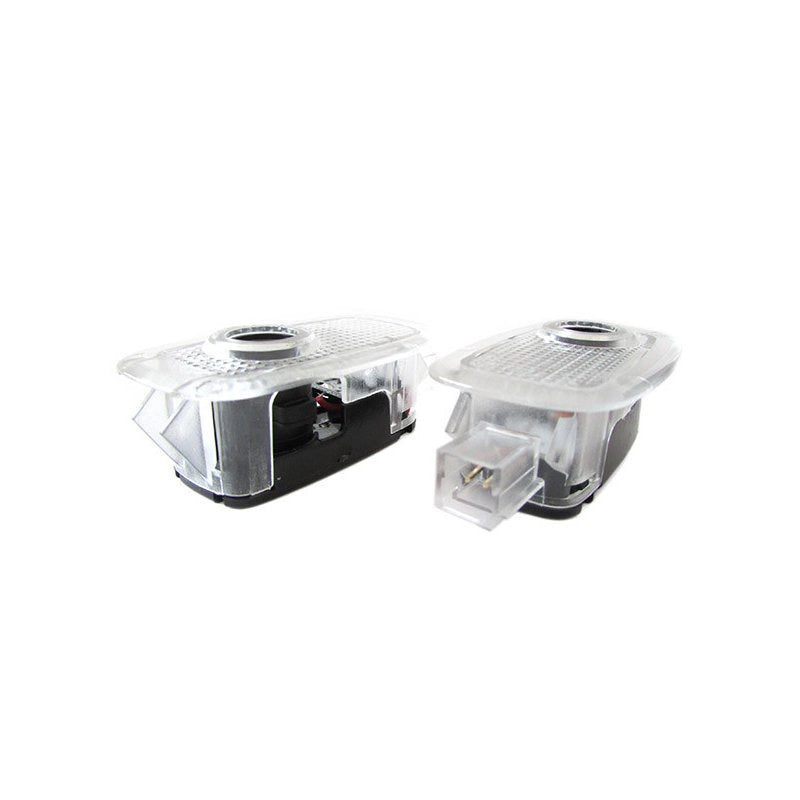 Kit Luci Led Logo Proiettori Auto Portiere Mercedes Benz Class C CL S W216 W221 Senza Modifica Plug & Play