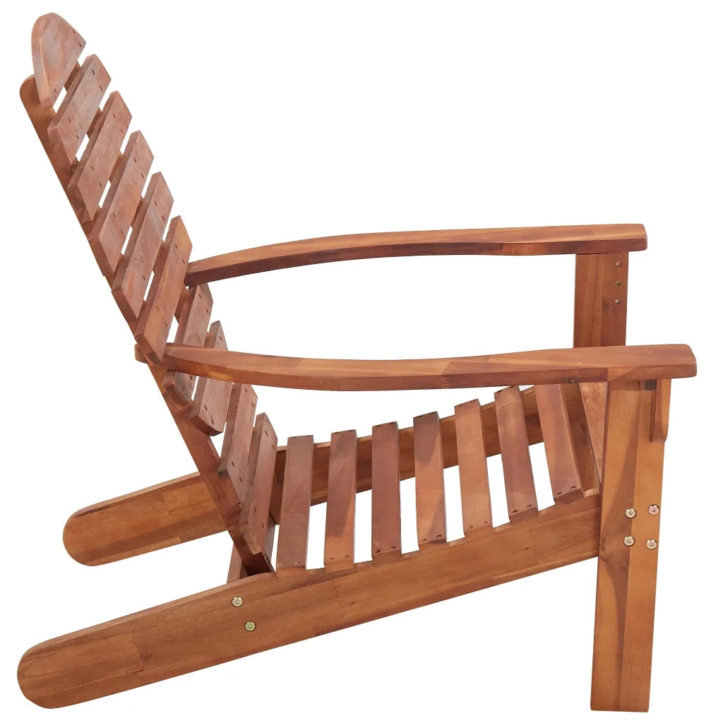 Sedia Adirondack in Legno Massello di Acacia 46321