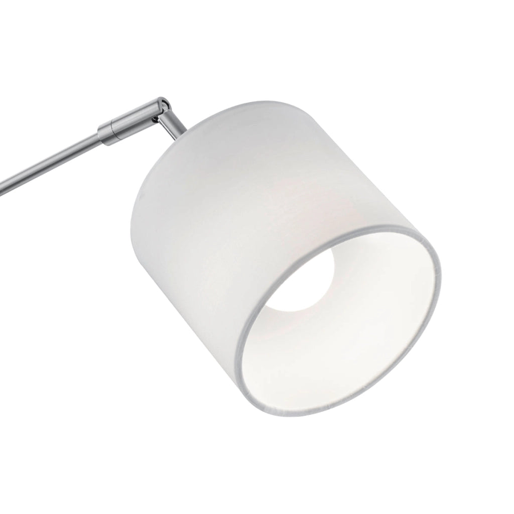 Piantana da Interno  E14 in Metallo Nickel Opaco