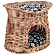 Cuccia in vimini per animali 60x45x48cm