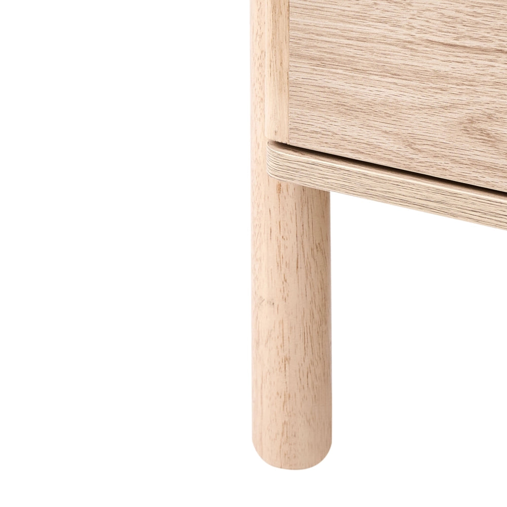 Cassettiera a 6 cassetti in legno massello con gambe in legno massello marrone chiaro stile scandinavo moderno credenza per soggiorno